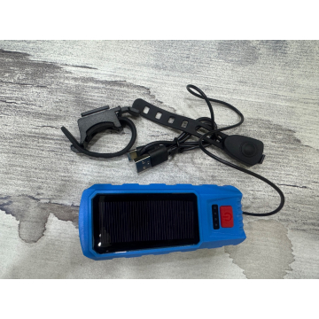 Rechargeable Horn & Headlight – Solar + USB Powered for Bikes