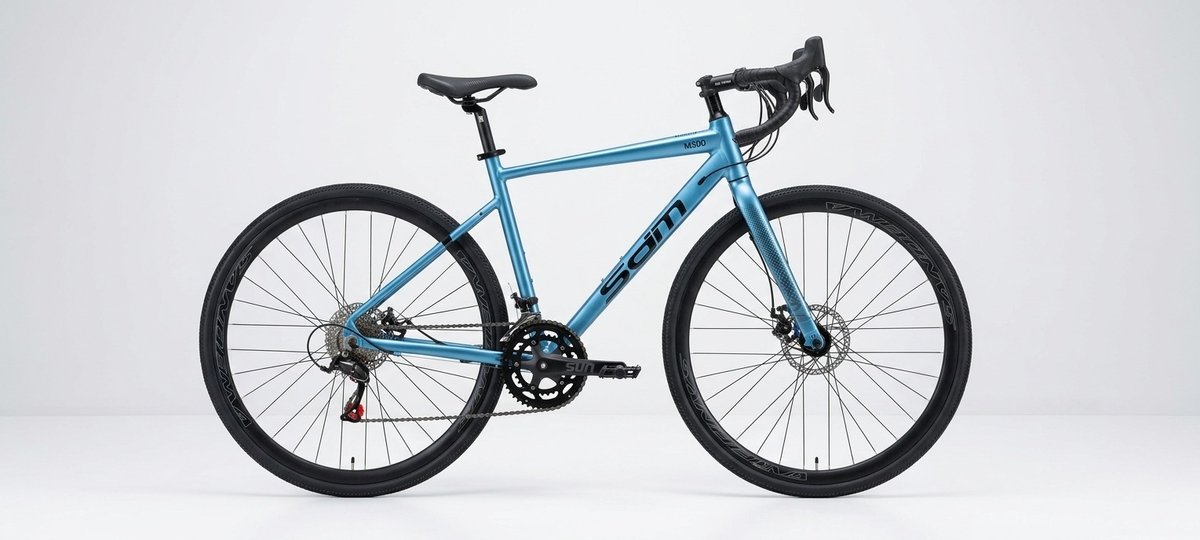 Sandema SDM M500 Matt Sky Blue Road Bike